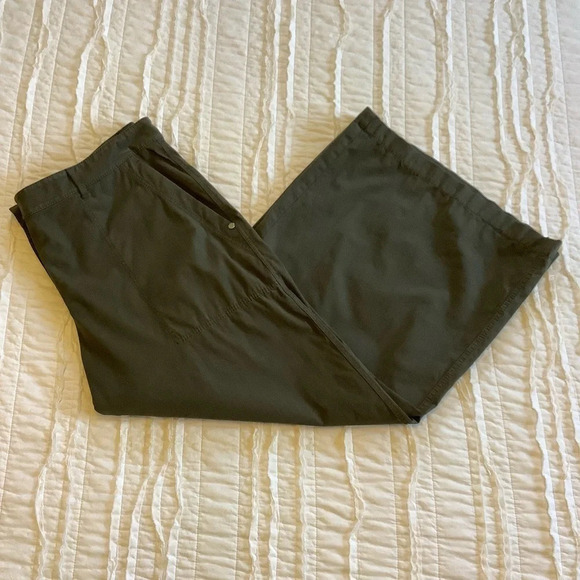 Lafayette 148 Olive Wide Leg Pants Sz-10 - Picture 1 of 5